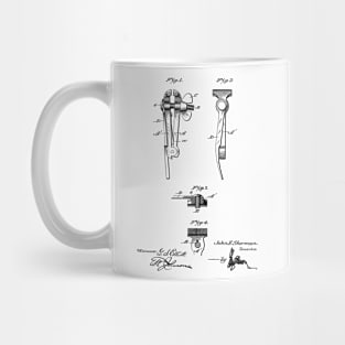 Vise Vintage Patent Hand Drawing Mug